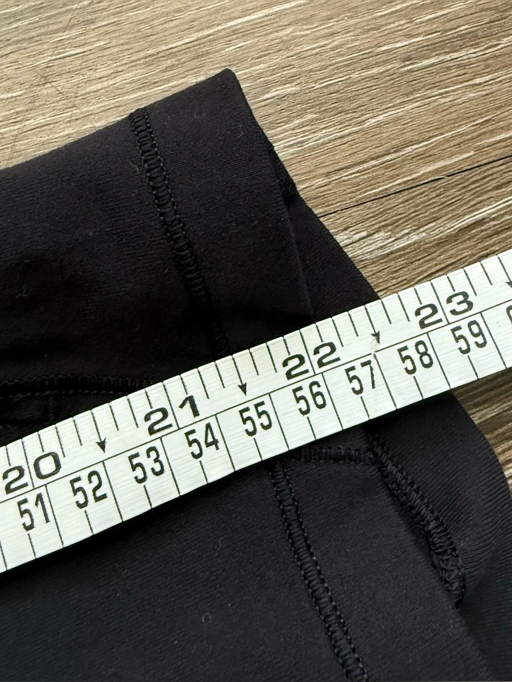 Lululemon Black Cutout Crop 22